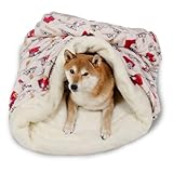 ペットパラダイス 犬 ベッド 秋 筒型 ボア 寝袋 スヌーピー 遠赤外線 うたたね柄 (57×95cm) Ｌ ベッド 寝具