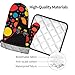 Cute kitten Printed Oven Gloves and Heat Insulation Mat Combo Set (2-Piece) - Baking and Cooking Kitchen Tools
