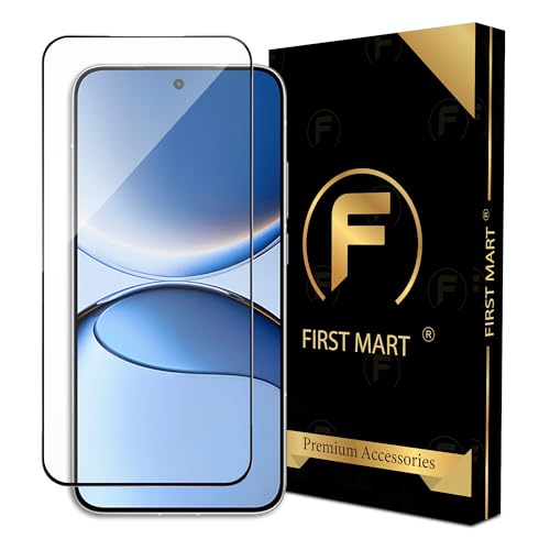 Image of FIRST MART Military Grade Gorilla Tempered Glass for Vivo Y21 (6.51 Inch) With Edge To Edge Full Screen Coverage and Easy Installation Kit |Black