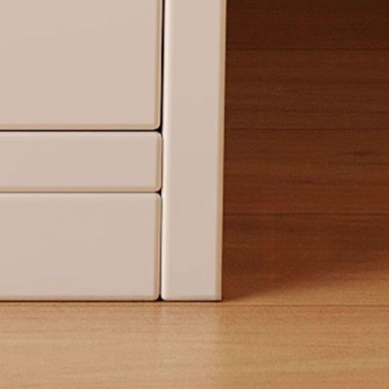 Scrivania semplice per computer con cassettiera e schedario, tavolo compatto per casa e ufficio con scaffalature, postazione di lavoro salvaspazio in stile moderno per la produttività