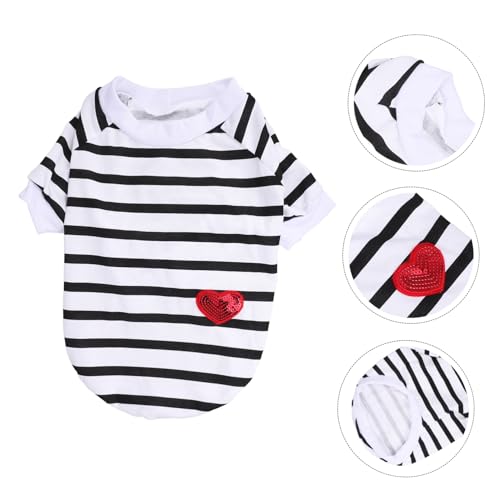 Chemises pour chiens à rayures : vêtements pour animaux de garde-robe - 5