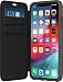 Produktbild Griffin Survivor Clear Wallet Case Schutzhülle nach Militärstandard Apple iPhone Xs Max [Kratzfeste Beschichtung, Qi kompatibel, Kartenfächer, Stoßdämpfende Ecken] (schwarz/transparent)