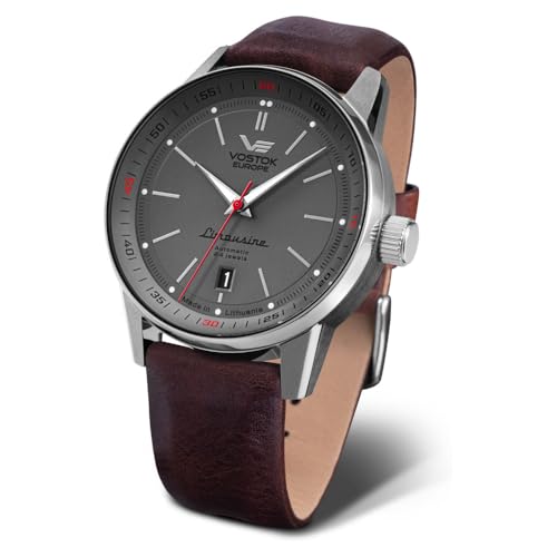 Vostok Europe Orologio Analogico Automatico Uomo con Cinturino in Pelle 560A688