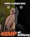 iZEEKER Solar Wildkamera 4K 30fps 48MP, Wildtierkamera mit 2600 mAh Akku, Wildkamera mit...