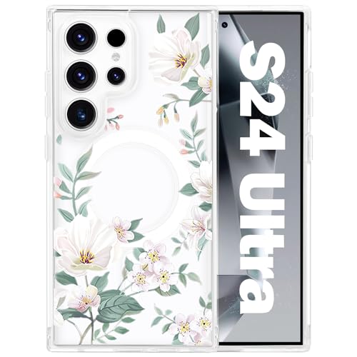 Coque Samsung S24 Ultra fleur idée cadeau romantique femmes et filles