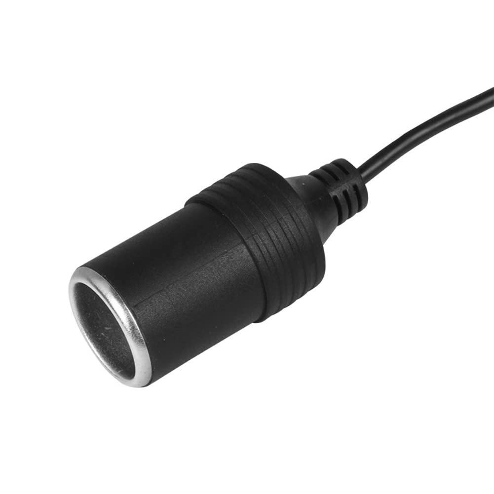 Cavo Convertitore da USB a Accendisigari per Auto, MoreChioce 12V-24V 1Ft/30cm Cavo Accendisigari Presa Accendisigari Cavo Convertitore di Alimentazione per Registratore di Guida, Frigorifero per Auto