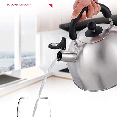 Théière en acier inoxydable grande capacité 5L pour ne plus manquer d'eau chaude - 2