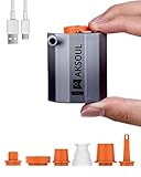 Elektrische Luftpumpe Akku Mini Pumpe: USB Wiederaufladbare Kabellos 5CM Kleine Elektrisch Elektropumpe Automatische Air Pump Elektronische Kompressor für Schlauchboot Pool Boot Camping Luftmatratze