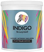 Indigo Luxury Interior Emulsion – White | Interior Paint | Rich Sheen finish | 10 Liters | White