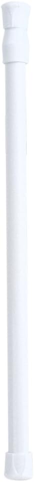 Adjustable Spring Loaded Tension Rod Extendable Curtain Closet Hanging Rod Telescopic Tension Window Rods Closet Rod for DIY Projects