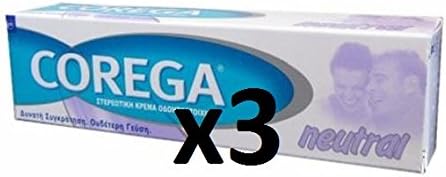 Corega Neutral x3 Adhensive Cream Extra Strong-3 Days delivery