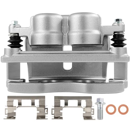 Image of SCITOO - Front Left Disc Brake Caliper Assembly w /Bracket For Buick,For Chevy,For GMC,For Isuzu,For Saab,For Saturn Models - For 9-7x,For Acadia,For Acadia Limited,For Traverse 18B5004