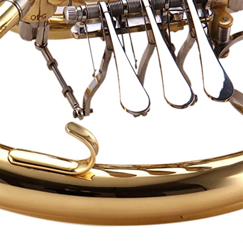 Alfaal B Flat Four-Button Single Row Lacquered Gold Horn Professional French Horn #TOP6