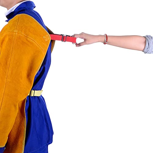 Jaqueta de Solda, Avental de Solda Retardador de Chamas, Material Sintético Forte e Durável, Fácil d