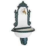 [page_title]-aubaho Waschbecken Wandbrunnen Garten Eisen Antik-Stil Brunnen 80cm