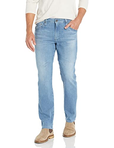 Image of AG Adriano Goldschmied Men's The Graduate Tailored Straight SUD Sueded Stretch Sateen 32 inch