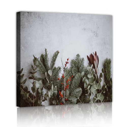 Toile botanique art mural minimaliste de peinture nordique
