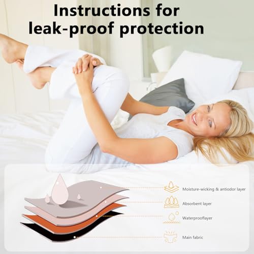 Veras Undies Incontinence Panties Protector for Women – Leakproof Bladder Leak Underwear with Tummy Control4