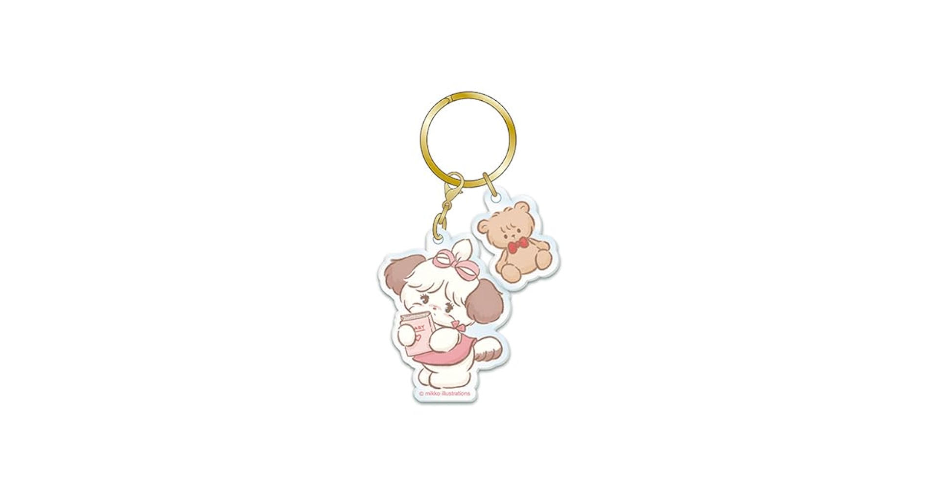 キーホルダー　mikko シークレット】mikko×マスコット 推しアクリルキーホルダー
