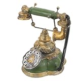 Téléphone factice : idéal pour créer une ambiance cosy et chaleureuse dans votre intérieur, ce modèle de téléphone est très décoratif, téléphone rétro