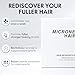 Micro Infusion Hair Regrowth System – Hair Growth Treatment with Ginseng, He Shou Wu, Angelica & Hyaluronic Acid, Thickening Serum for Fuller, Stronger Hair – Premium Scalp & Hair Care for Men & Women
