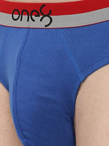 Image of ONE8 by Virat Kohli Men's Solid Brief(713 Royal Blue Small)