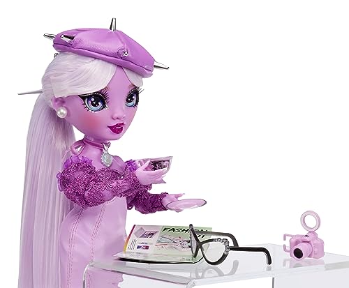 Rainbow High Shadow High Lavender - Muñeca de Moda miniatura 6