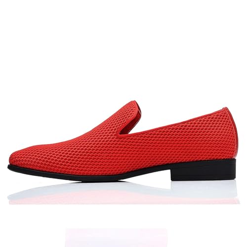 Men's Tuxedo Dress Formal Business Event Shoes, Groom's Wedding White Shoes, Comfy Non Slip Durable Rubber Sole Black Sneakers, Business Oxford Leather Casual British Fashion Style Slip-on Loafers2