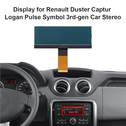 Pantalla táctil AGC-1220RF-A para estéreo de Renault Duster, Captur y Logan 4