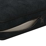 vidaXL Hundesofa Schwarz 72x45x30cm Plüsch Hundebett Hundecouch Katzensofa