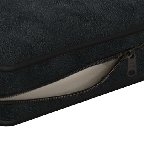 vidaXL Hundesofa Schwarz 72x45x30cm Plüsch Hundebett Hundecouch Katzensofa