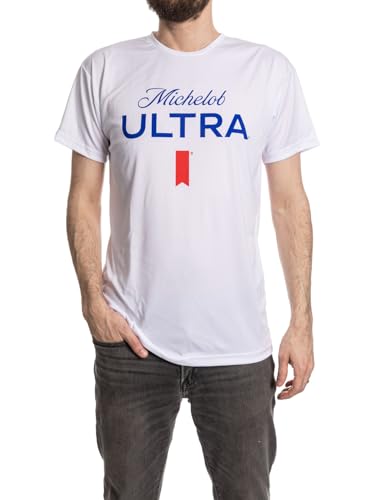 Calhoun Michelob Ultra Performance Short-Sleeve Rash Guard (X-Large, White)