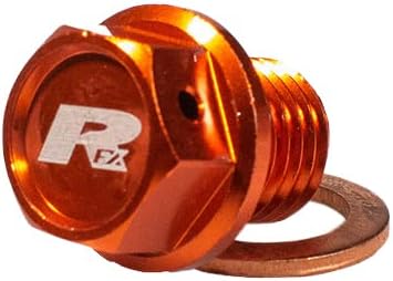 RFX Racing magnetyczny korek spustowy oleju pomarańczowy M12 x 12 mm x 1,50 SX EXC EXC-F