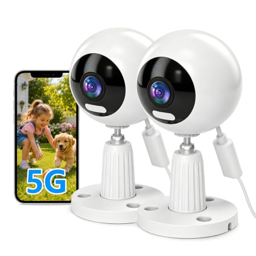 GUOANVISION 2-Pack 5G/2.4G Waterproof Security Cameras