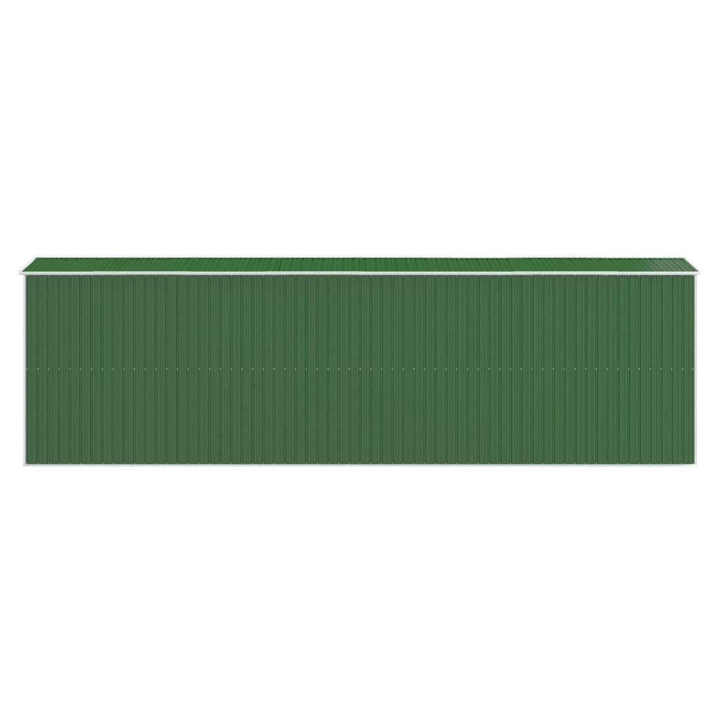 Générique Abri de Jardin Vert 192x606x223 cm Acier galvanisé,Maison & Jardin,Pelouses & Jardins,Vie en extérieur,Structures extérieures,Cabanes & abris de Jardin,3147432