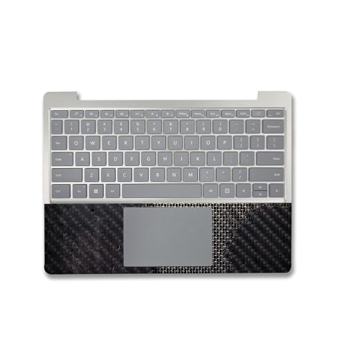 Image of MightySkins Carbon Fiber Skin Compatible with Microsoft Surface Laptop Go 3 (2023) Full Wrap Kit - Ripped | Protective, Durable Textured Carbon Fiber Finish | Made in The USA