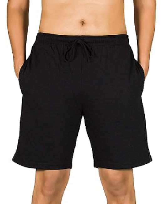 Image of ONE STREET Cotton Half Pant for Men with Chain Pocket