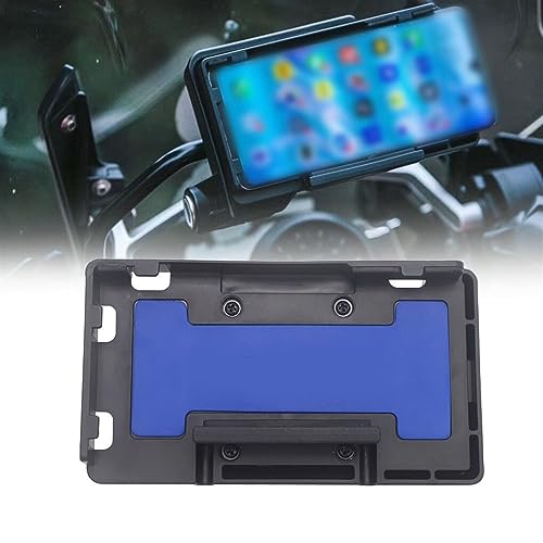 Cargador inalámbrico para moto y soporte GPS con sujeción antivibración