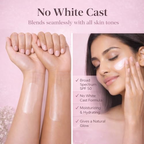 Yana Bella Collagen Glow Sunscreen Broad Spectrum Better UV SPF 50+, Invisible Facial Sunscreen with Collagen, UV, UVA & UVB, Boosts Skin Radiance | Korean Technology