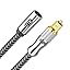 24K Gold Plated Toslink Extension Cable Silver