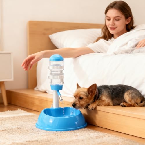 Fuente de Agua para Gatos con Dispensador Antigoteo miniatura 7