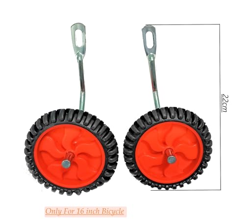 Image of Cycle Training Wheels Set for 16-inch Children's Bicycle, Wheels