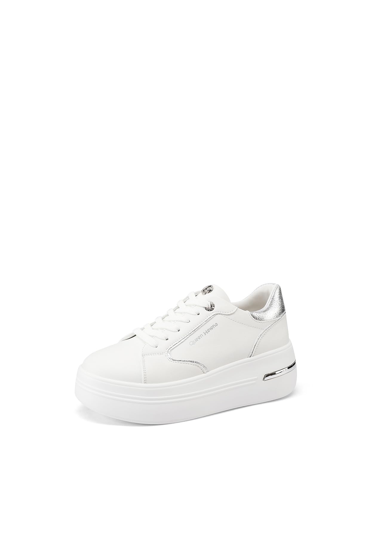 QUEEN HELENA Sneakers Platform Scarpe da Ginnastica Alte Donna X32-5