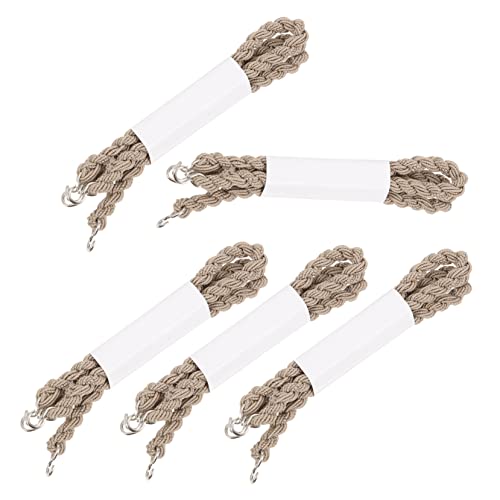 Clispeed Leggings Elastic Tie Front Shirt Troucer Leg Ties Outdoor Leg Tie Rope Trouser Leg Strap Cycling Boot Bands Leggings Ropes Blousing Garters Elastic Band Camping Khaki 50 Pcs #TOP4