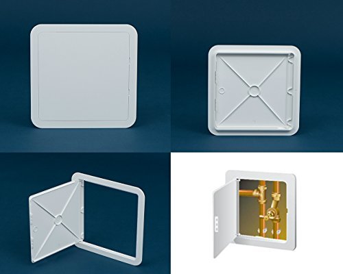 Timloc White Ap300 305Mm X 305Mm Large Plastic Access Panel Hinged
