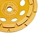 DEWALT Diamant-Topfscheibe Extreme DT3796 (für Steinzeug, 125mm Durchmesser, M14 Aufnahme, Scheibentyp: Doppelt, universeller Einsatz in Steinzeug)