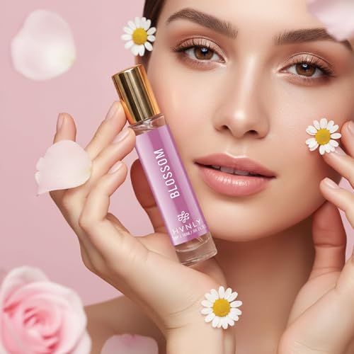 Image of HVNLY Blossom Eau De Parfum For Women | Long Lasting Luxury Floral Perfume | White Florals, Rose, Musk| Best Female Gift For Anniversary, Birthday, Wedding | Office Wear, Day Wear | 15 ml