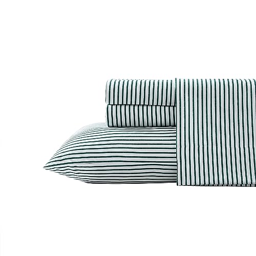 Nautica - Queen Sheet Set, Brushed Flannel Bedding Set, Soft & Cozy Home Decor (Harmead, Queen)