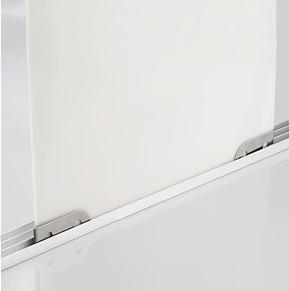 3-Track Sliding Glass Door Hardware Kit 39" 47" 55" Display Track 3 System, Aluminum for Cabinet Wardrobe Closet Window(120cm(47"))