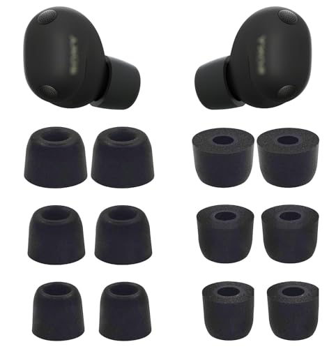 �t�H�[���C���[�`�b�v �����p WF 1000XM6�p �ᔽ���f�� �C���[�`�b�v �m�C�Y�L�����Z�����O �t�H�[�� �C���[�`�b�v �C���[�v���O �C���[�`�b�v S/M/L 3�T�C�Y 6�g XM6�p �u���b�N XM6�p